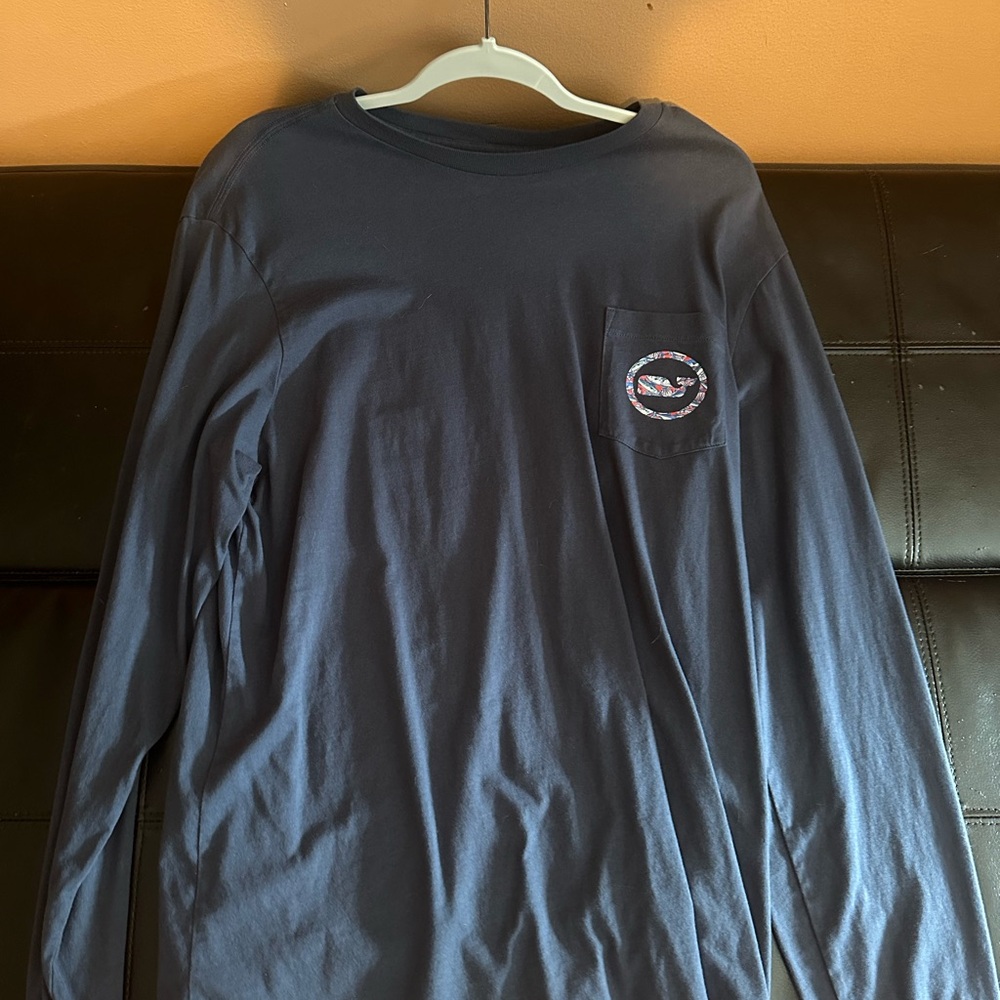 Vineyard Vines Blue Long Sleeve Tee